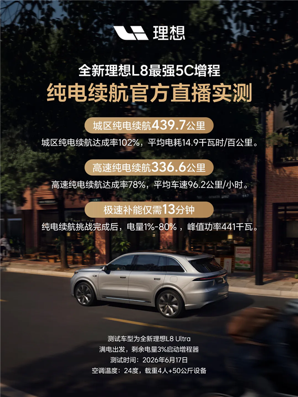 理想回应L系列是否出纯电车:专攻增程!把可油可电做到极致