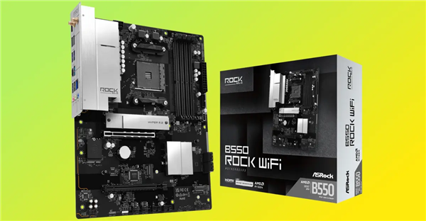 十年AM4平台迎新板！华擎发布B550 Rock WiFi主板：售价约715元
