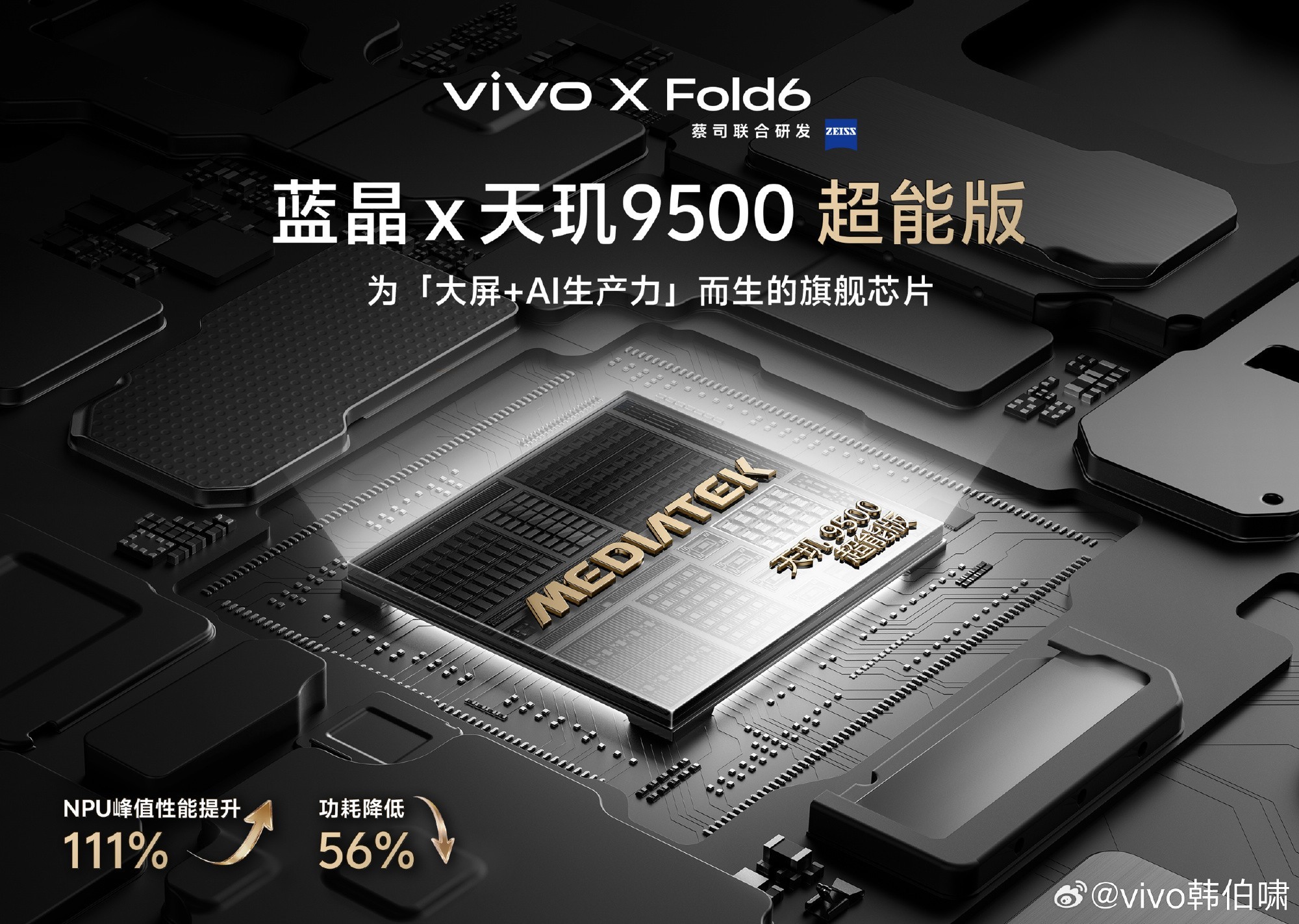 vivo X Fold6卖点前瞻：电脑模式、天玑9500超能版全都有