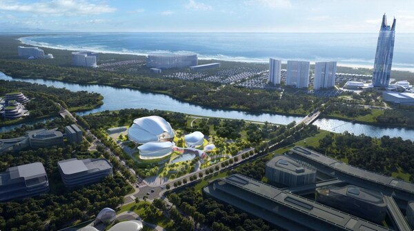 由复星配建的海棠演艺中心，是海南超级地中海项目的重要组成部分。