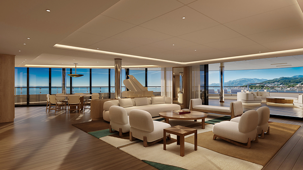 Four Seasons II宅邸式套房，开放式起居空间尽揽海景