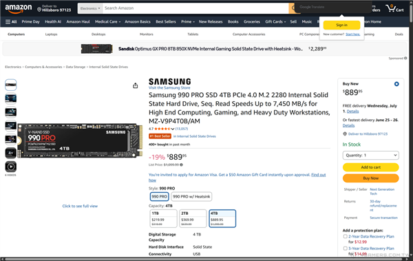 SSD超级涨价周期现魔幻一幕:PCIe 5.0居然比4.0便宜!