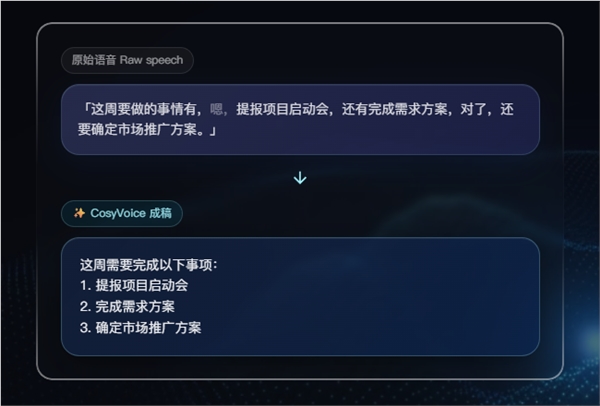 阿里推出CosyVoice输入法:支持全场景口述!一键成稿