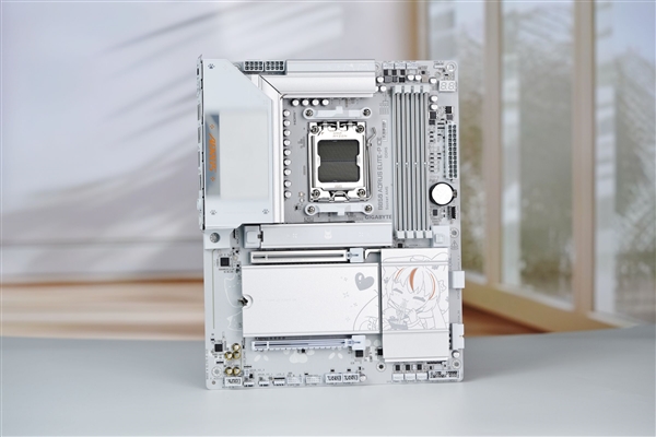 雕妹二次元设计!技嘉B850 AORUS ELITE-P ICE主板图赏