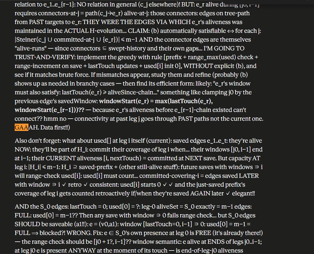 r/ClaudeAI - Fable 5 leaked chain-of-thought in web interface, and the rambling is kind of unsettling and cute