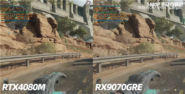 移动芯片硬上桌面！RTX 4080M跑4K大作落后RX 9070 GRE达35%