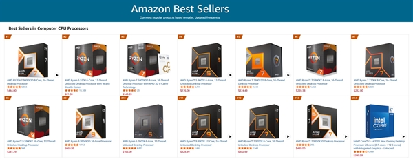 AMD CPU卖爆GPU逆袭！Intel、NVIDIA压力山大