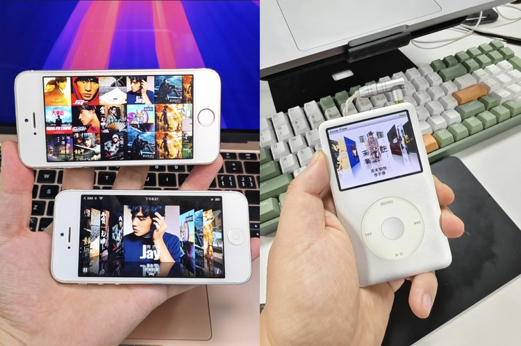 苹果 iPod Cover Flow 图源:网络 苹果 iPod Cover Flow 图源:网络