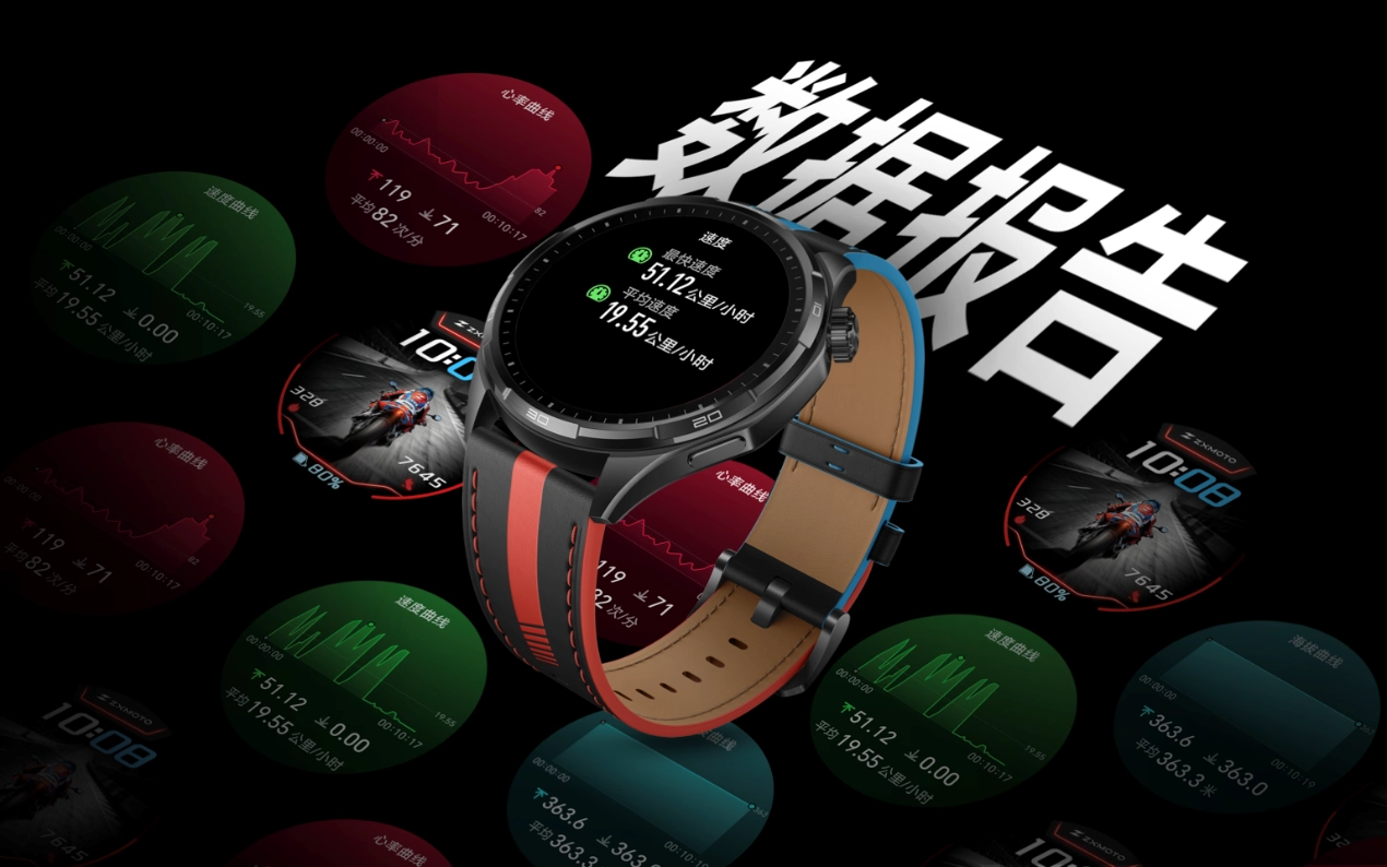 荣耀手表 6 Plus 张雪机车联名款正式发布:支持机车模式、定制表盘加持 图片 3