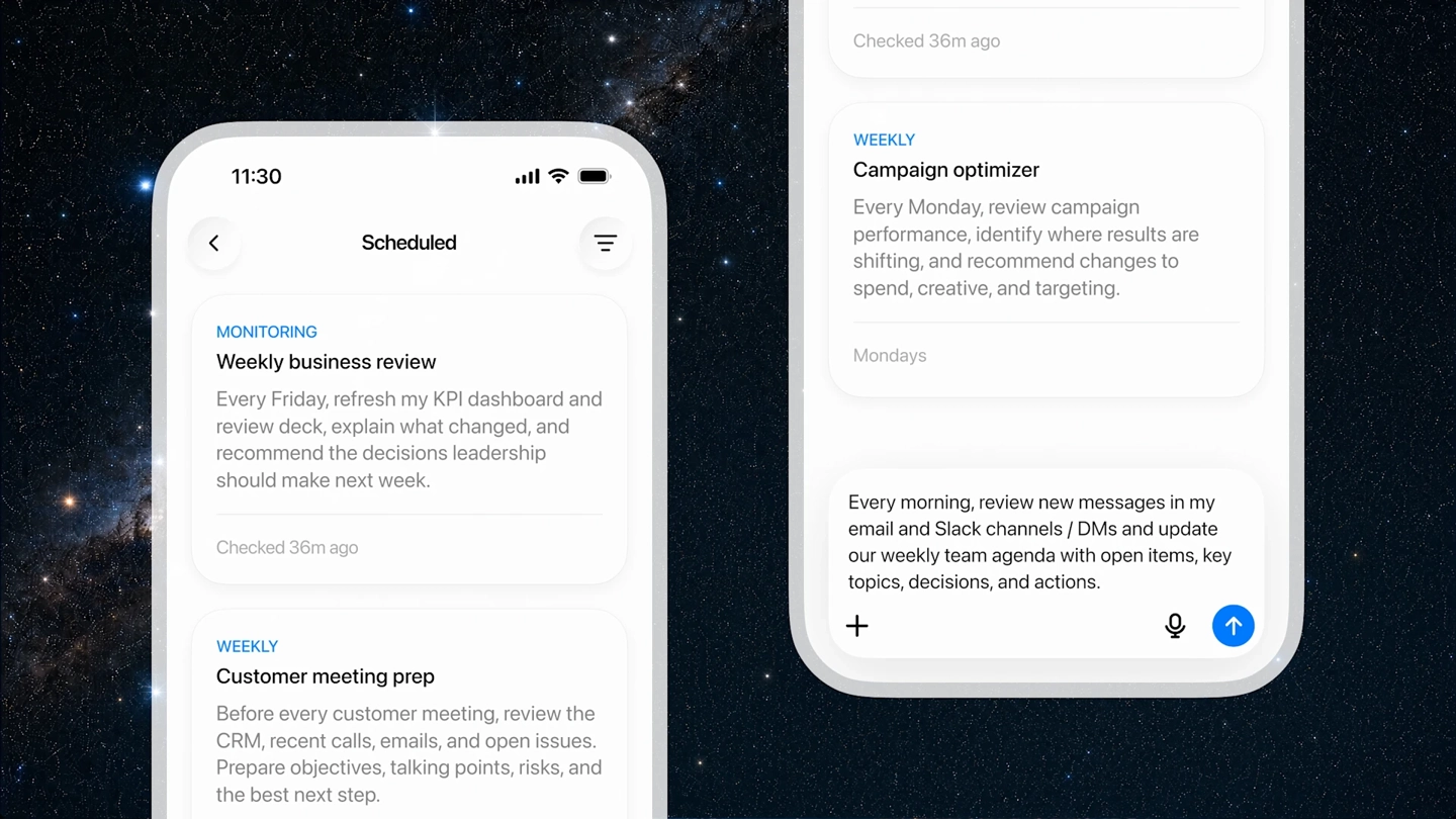 OpenAI 推出 ChatGPT Work 智能体:GPT-5.6 支持,可驾驭长时间、多步骤任务