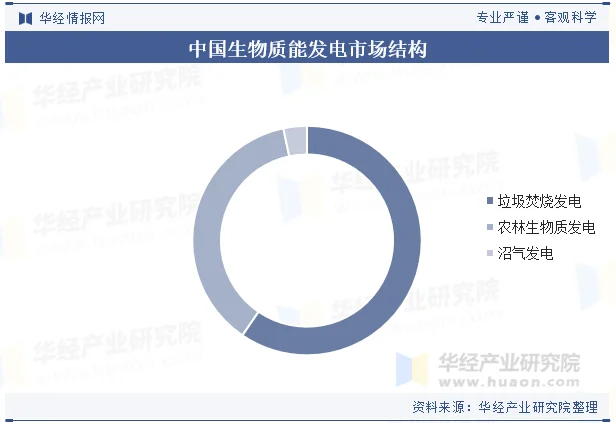 中国生物质能发电市场结构