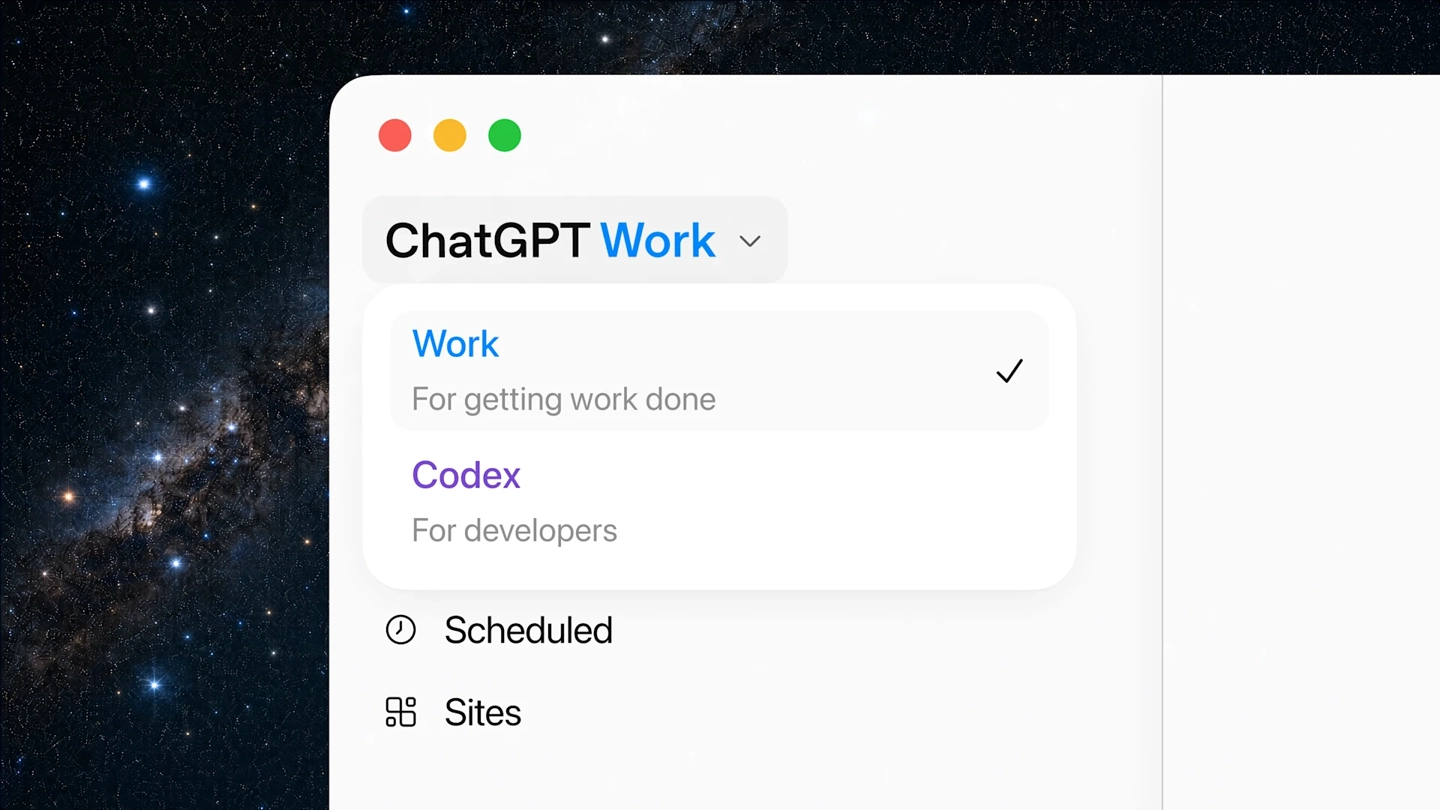 OpenAI 推出 ChatGPT Work 智能体:GPT-5.6 支持,可驾驭长时间、多步骤任务