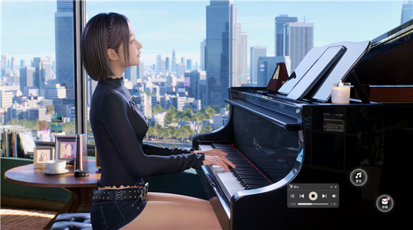 美女虚拟钢琴师上线！米哈游《BSide:Olivia Lin》开启Steam抢先体验