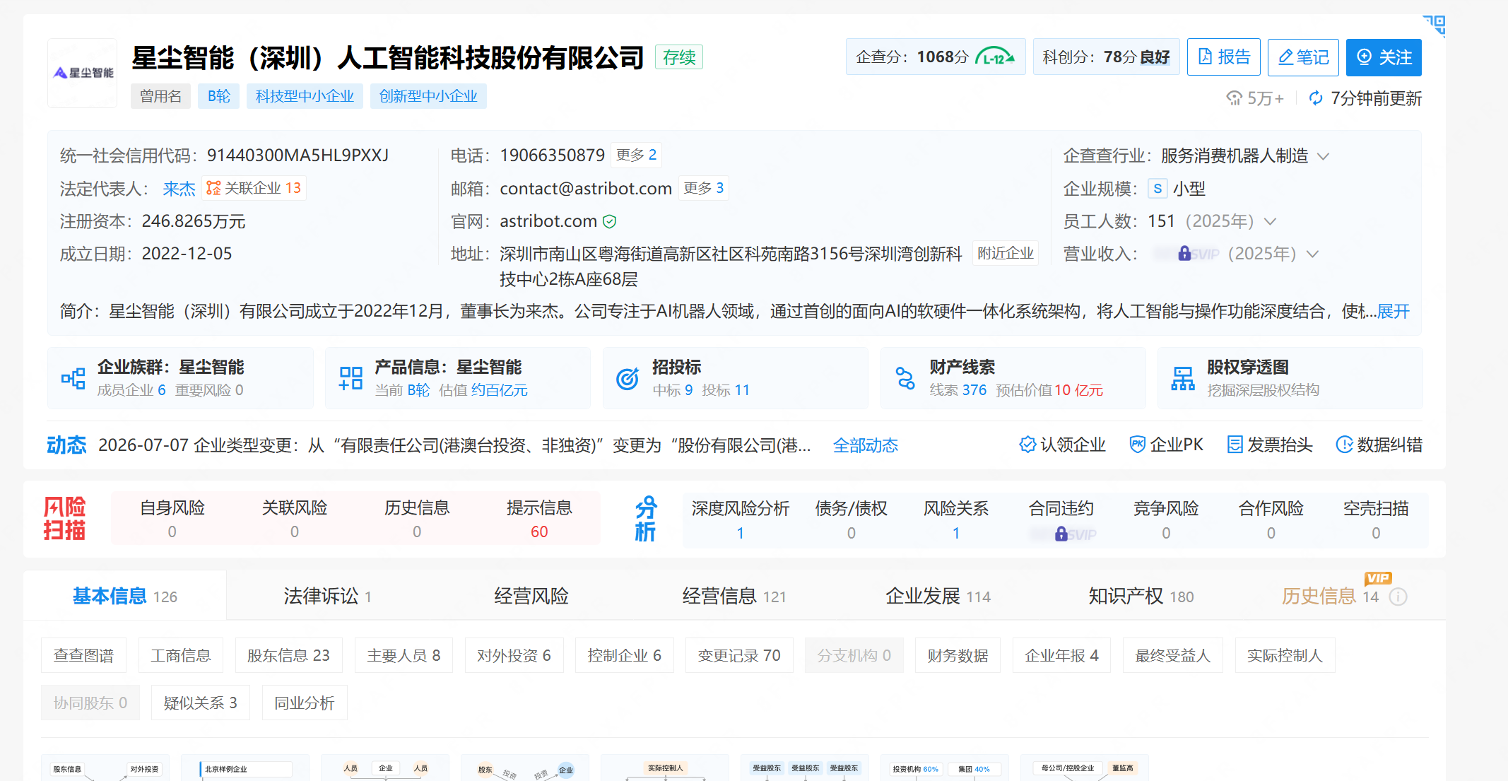 刚刚,又一家深圳百亿具身独角兽完成股改