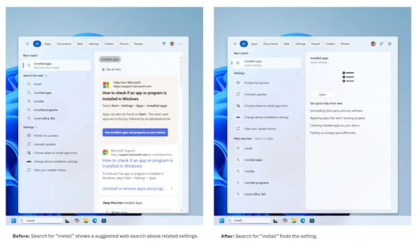 微软终于听取用户意见 Win11搜索中可以仅搜索本地内容了