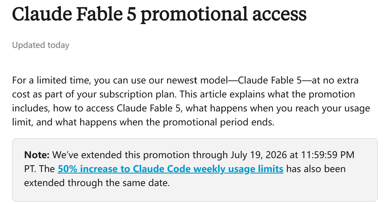 一夜之间，AI额度集体“回血”！Fable 5再延7天，Codex取消5小时限制