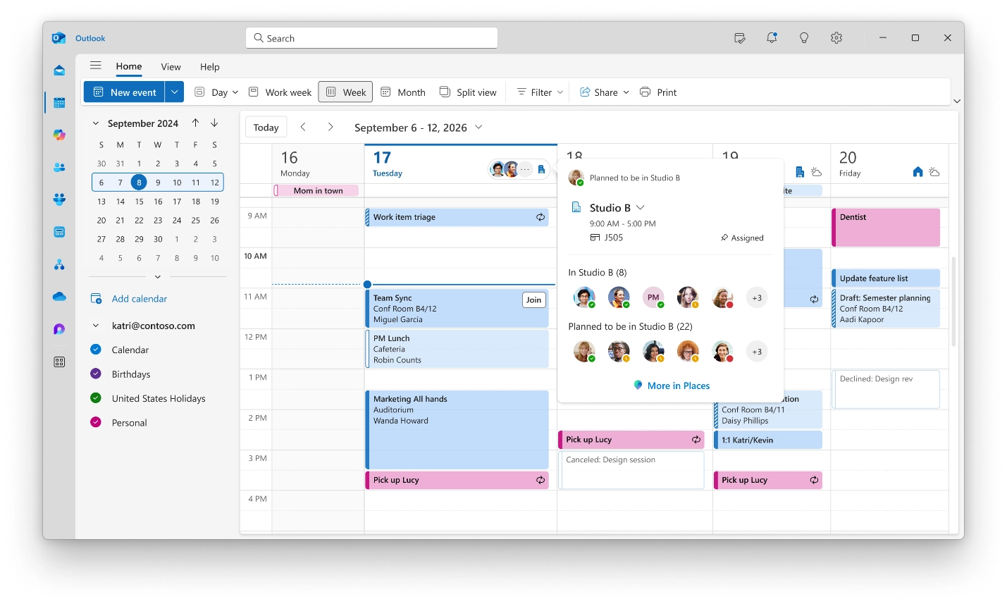 Teams 新功能可显示“在办公室”引争议,微软回应称绝不监视员工 Microsoft Teams workplace check-in