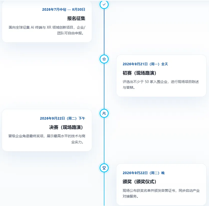 AI+XR 行业创新大赛