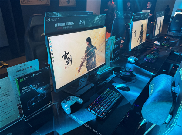 DLSS 4.5高帧畅玩！七彩虹iGame GeForce RTX 5080显卡助力《古剑》试玩会