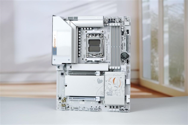融入雕妹二次元设计!技嘉B850 AORUS ELITE-P ICE主板图赏