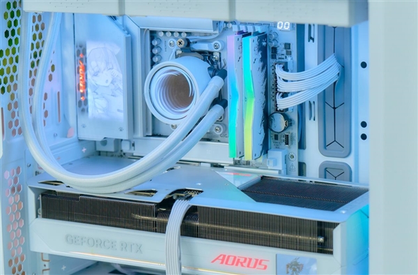 融入雕妹二次元设计!技嘉B850 AORUS ELITE-P ICE主板图赏