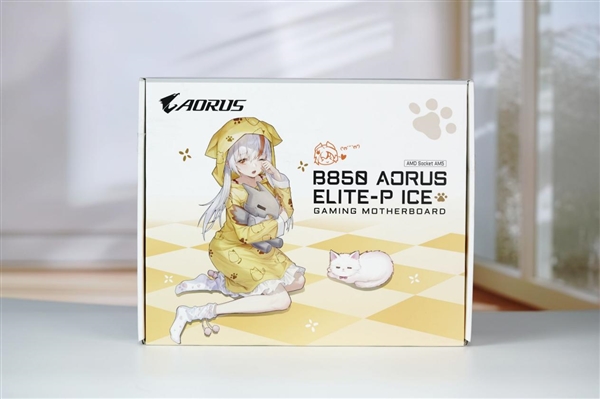融入雕妹二次元设计!技嘉B850 AORUS ELITE-P ICE主板图赏