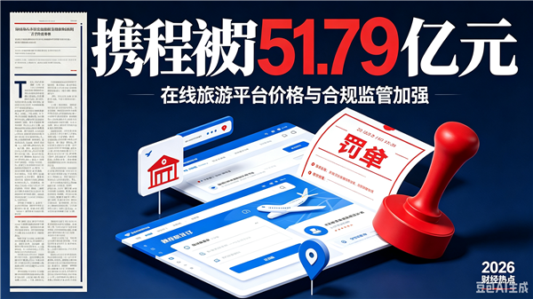 为何挨了最重的罚 被罚没51.79亿元！《人民日报》评携程垄断被查处