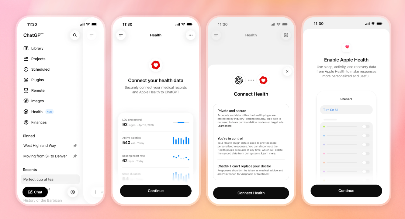 OpenAI版“阿福”上线:能读取病历看病情,打通Apple Health