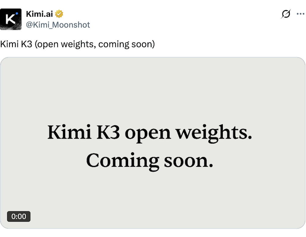 刚刚,Kimi K3开源!2.8万亿参数砸向全球,硅谷巨头看傻了