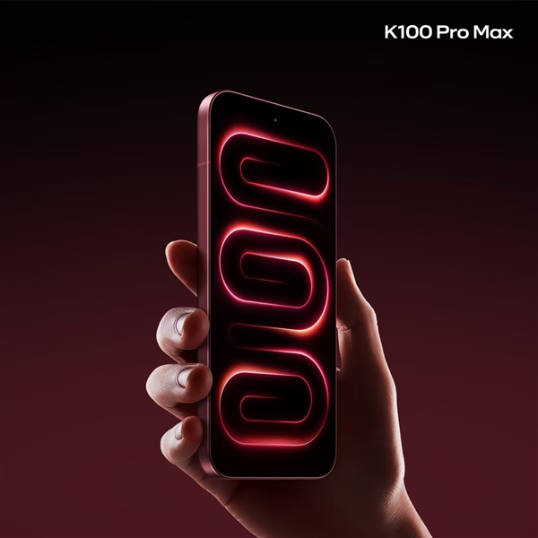 REDMI K100 Pro Max首批外观图发布:6.9英寸大直屏 赤霞珠红配色