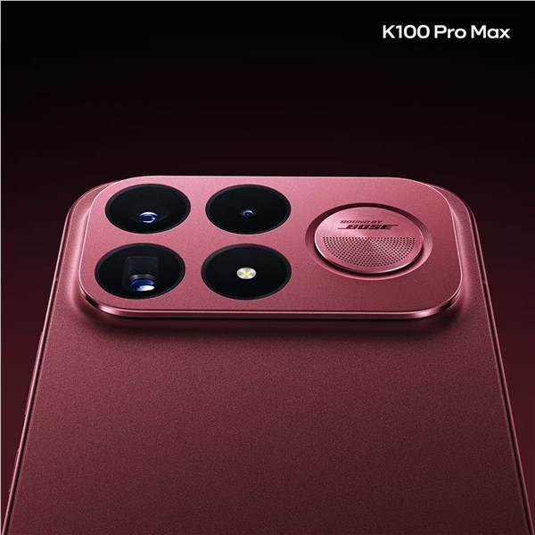 REDMI K100 Pro Max首批外观图发布:6.9英寸大直屏 赤霞珠红配色