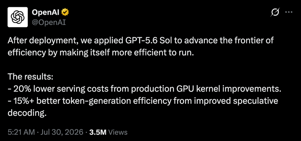 OpenAI突然宣布:GPT-5.6大幅降价,2折起售