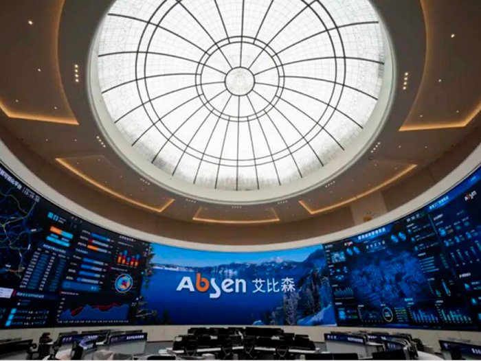     △ 数据智慧中心：国内头部科技公司上海算力指挥中心显示方案