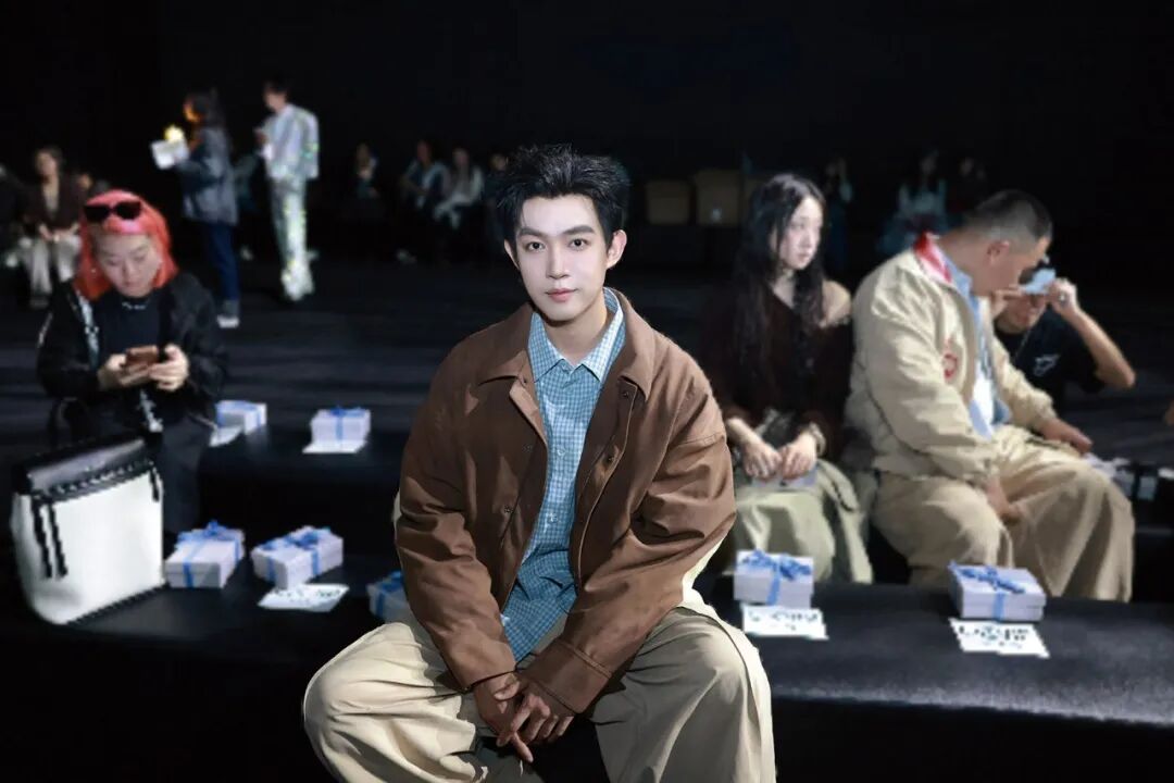 许鹏参加时装周。（图/由被访者提供）