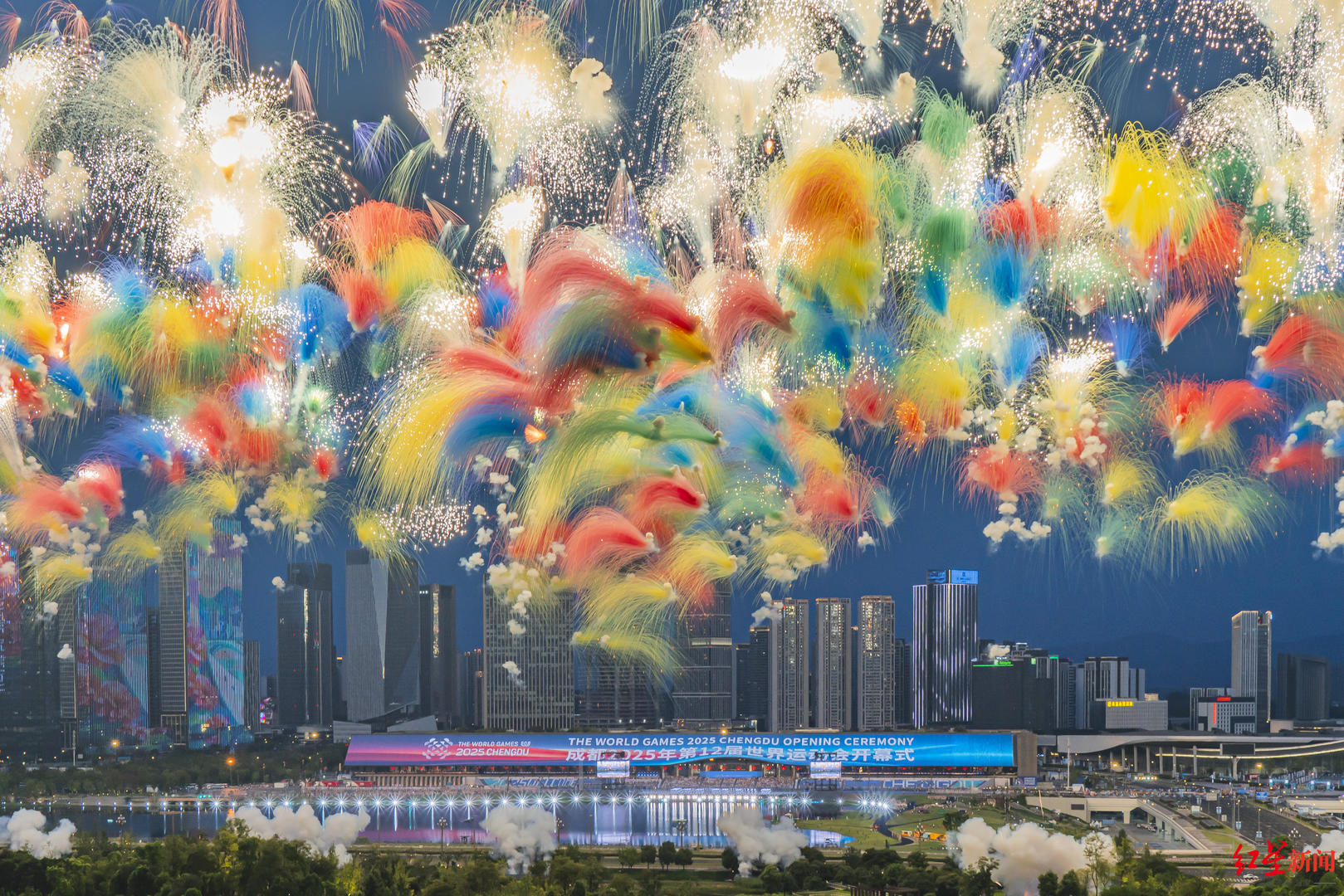 ▲成都世运会开幕式