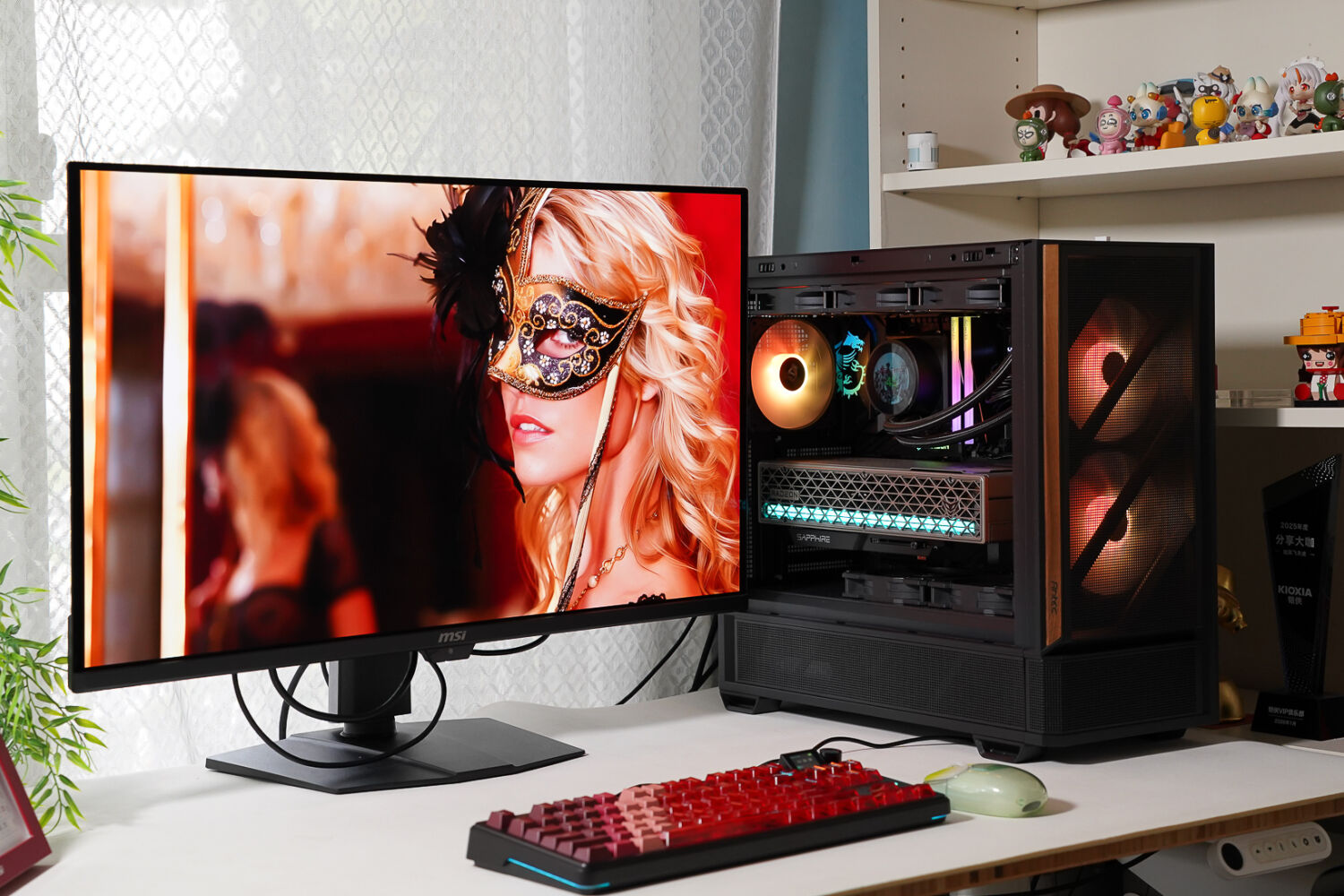 4K OLED显示器微星MPG 322UR QD-OLED X24流光