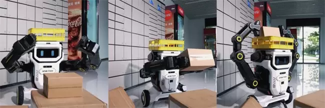 图注：同一套肢体本体，分时实现行走支撑与作业操作