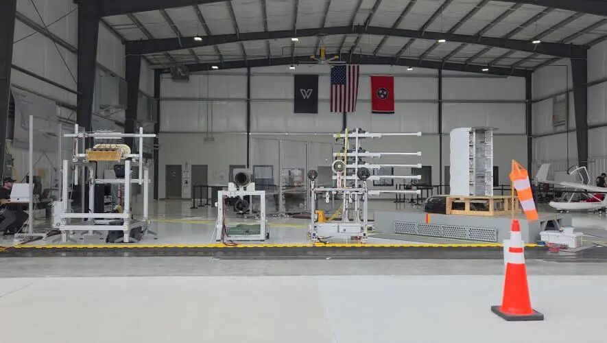 Whisper Aero hangar in Crossville