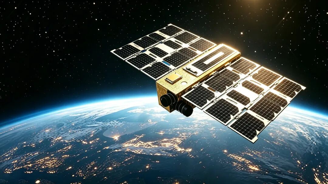 灵知09泰国立方星在轨模拟图。