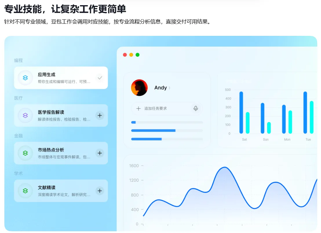 豆包工作