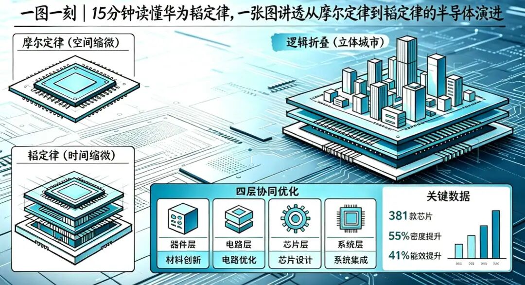 一图一刻｜15分钟读懂华为韬定律，一张图讲透从摩尔定律到韬定律的半导体演进_时间常数能降低?-CSDN博客