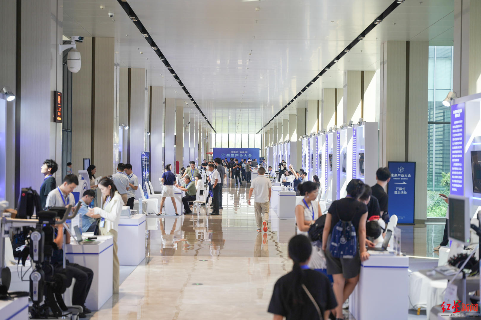 活动现场的展区