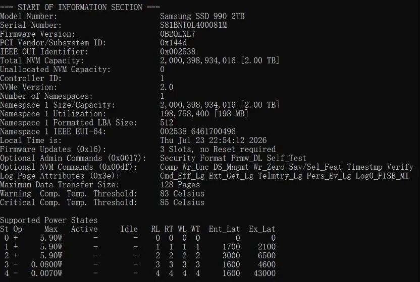三星990固态硬盘评测 低功耗不发烫 PCIe4.0高效能之作