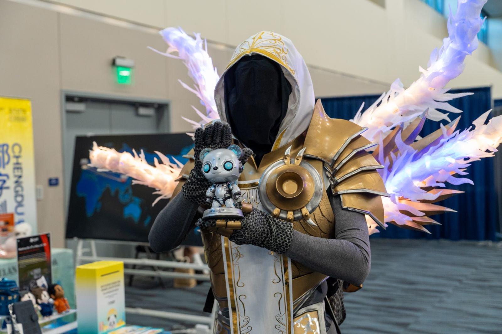 现场cosplay的幻迷手捧科梦