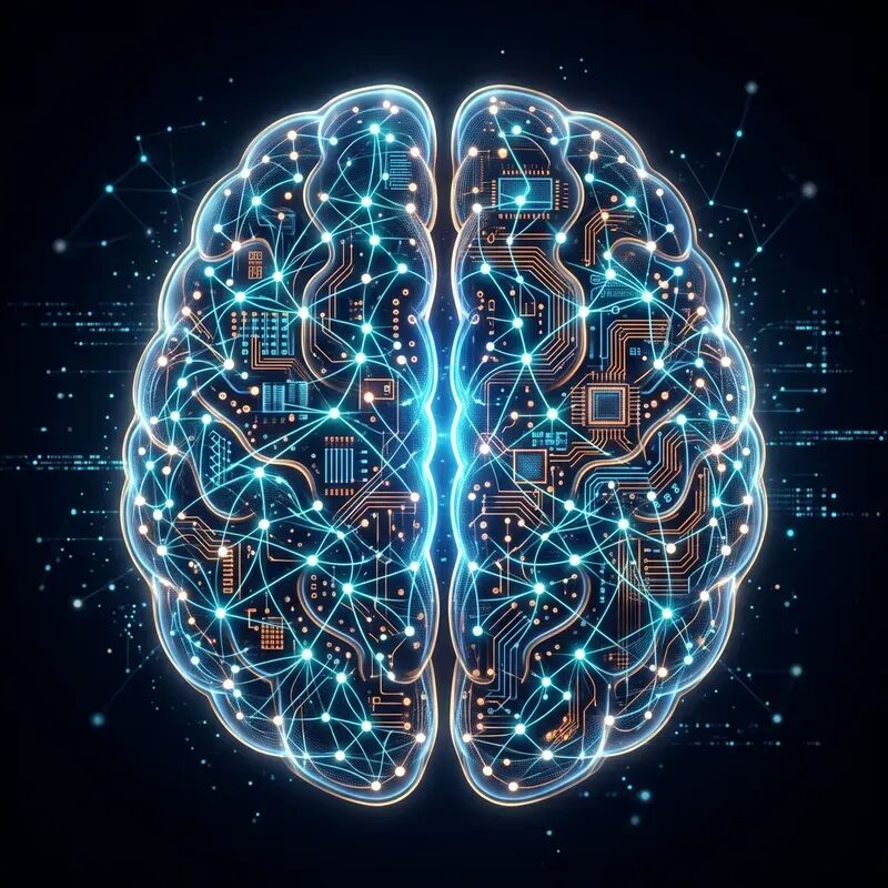 Brain-like Neural Network | Data Visualization | AI Art Generator |