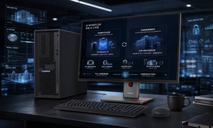 一台覆盖 AI 全链路：ThinkStation P4 打通本地推理、专业创作与云端扩展