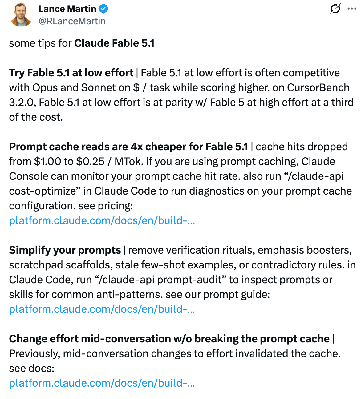Claude Fable 5.1深夜空降！8项霸榜，缓存降价75%，奥尔特曼急了