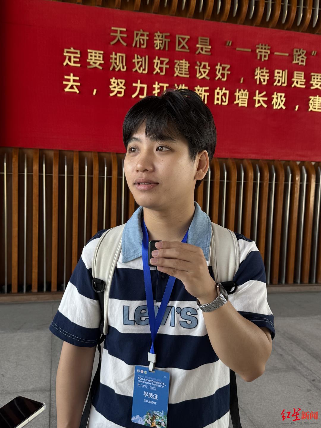 ▲来自越南的黄友长