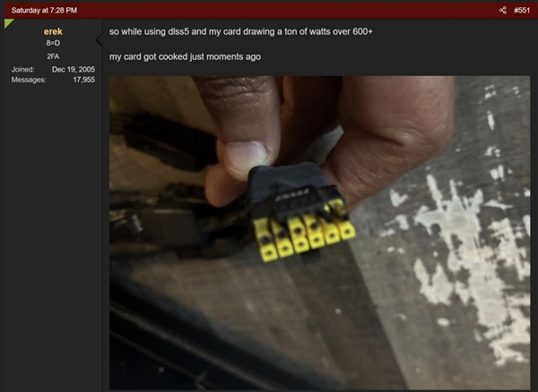 RTX 5090又烧了！DLSS 5测试功耗直飙613W：插头化到几乎拔不出
