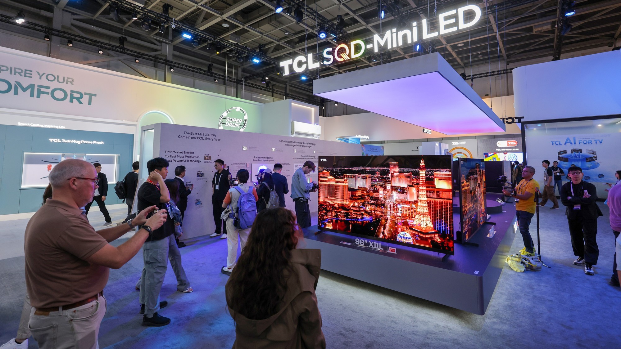 TCL实业IFA2026展区亮相：屏显到家庭，“AIInspired Life”启迪未来生活